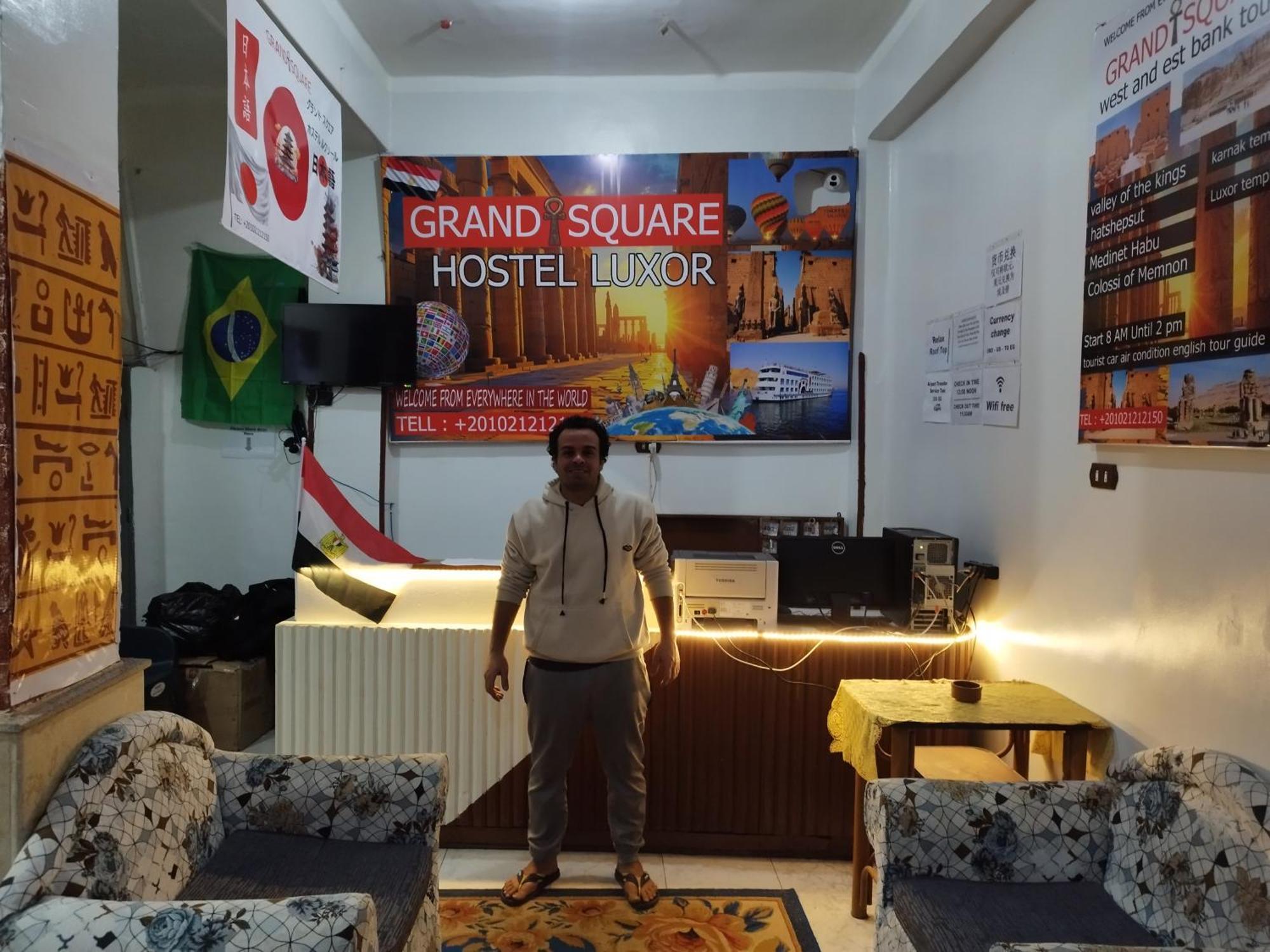 Grand Square Hostel Луксор Экстерьер фото