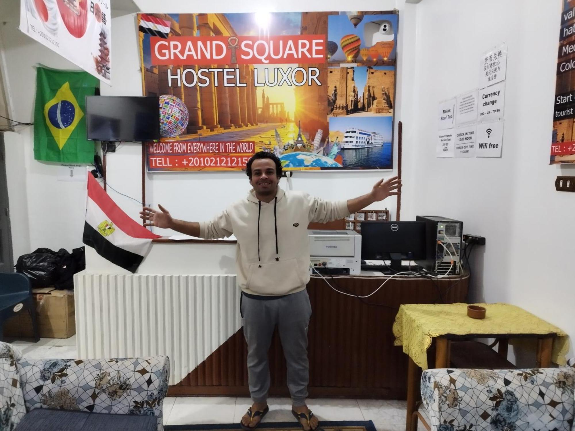 Grand Square Hostel Луксор Экстерьер фото