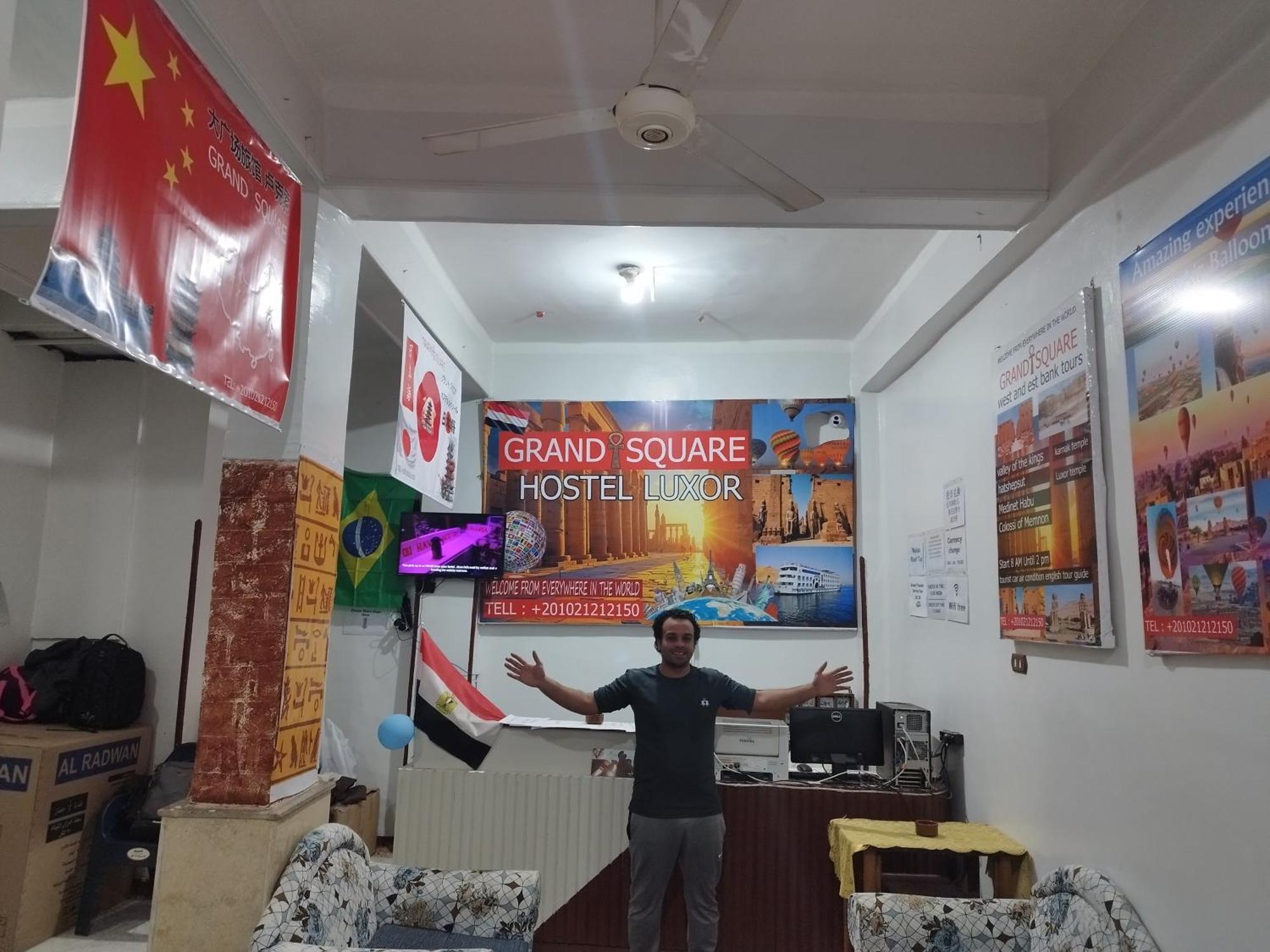 Grand Square Hostel Луксор Экстерьер фото